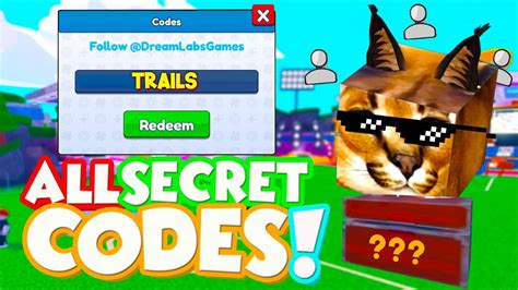 All New Secret Trails Update Codes In Goal Kick Simulator Codes