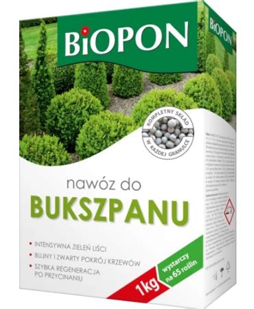 NAWÓZ DO BUKSZPANU 1KG BIOPON Nawozy Ogródek Agro Centr Centrum