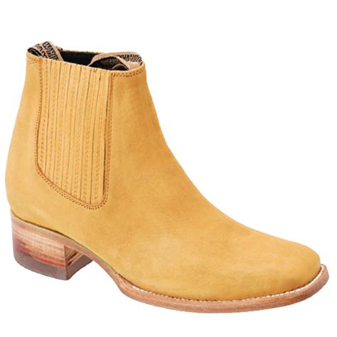 Mens Sand Brown Ankle Boots