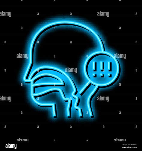 Dysphagia Disease Neon Glow Icon Illustration Stock Vector Image And Art