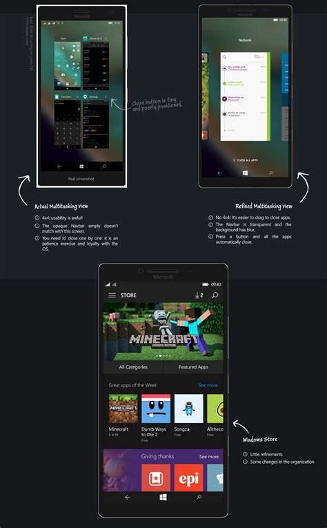 Windows 10 Mobile: Thinking about Details :: Behance