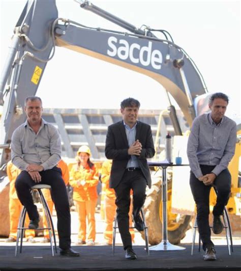 Kicillof visitó para Monte para dar comienzo a obra en Ruta 3 e