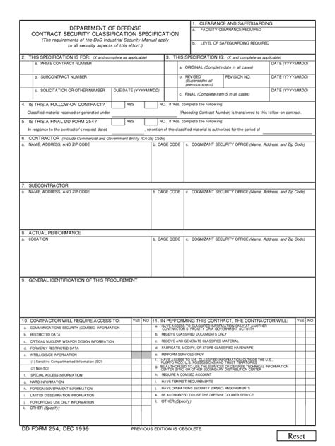 Dd 254 PDF Complete With Ease AirSlate SignNow