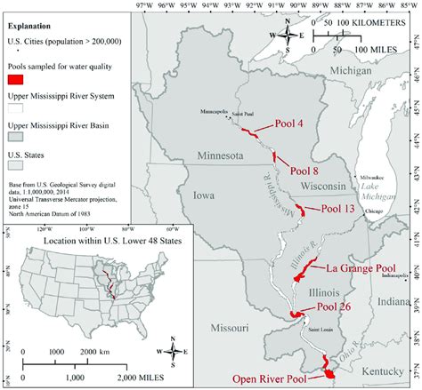 A Map Using Universal Transverse Mercator Projection Zone North