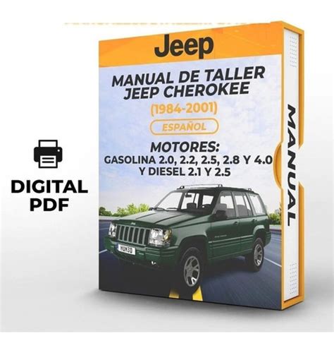 Manual De Taller Jeep Cherokee 1984 2001 Español Cuotas sin interés