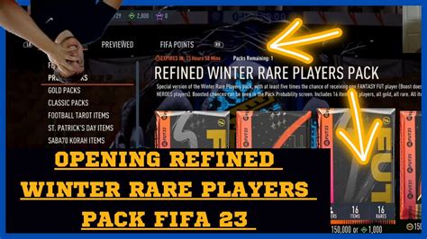 Opening Refined Winter Rare Players Pack FIFA 23 Worth It YouTube