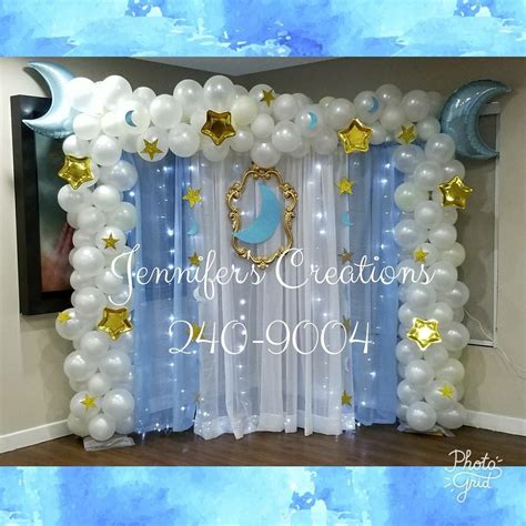 Baby Boy Baby Shower Balloon Arch | Baby shower balloon arch, Baby ...