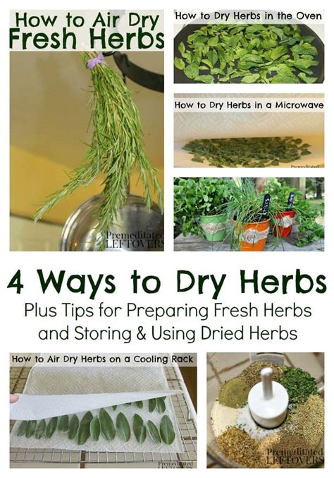 How to Dry Herbs - 4 Methods to Dry Fresh Herbs