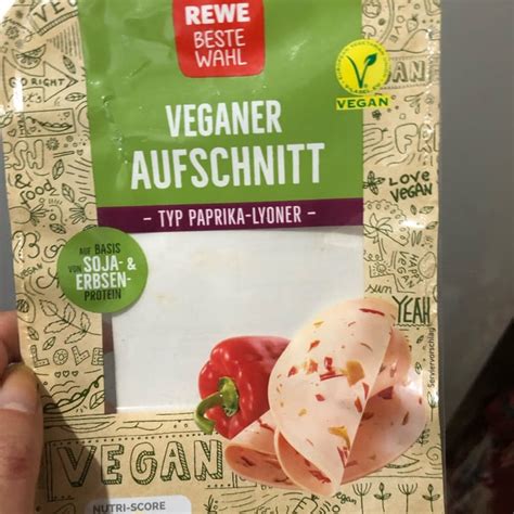 Rewe Beste Wahl Veganer Aufschnitt Typ Paprika Lyoner Review Abillion