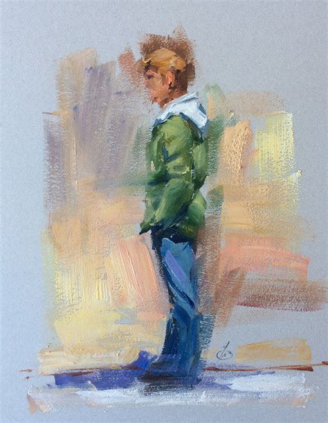 Tom Brown Fine Art Male Figurative Oil Painting By Tom Brown