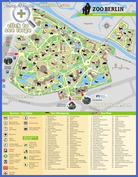 Berlin Map Tourist Attractions