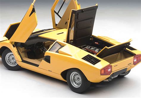 1/18 AUTOart LAMBORGHINI COUNTACH LP400 (YELLOW) Car Model ...