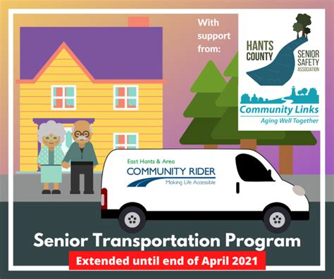 Senior Transportation Program East Hants Community Learning