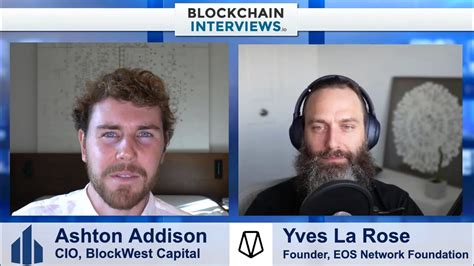 Yves La Rose Ceo And Founder Of The Eos Network Foundation Blockchain