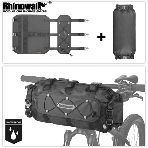 Rhinowalk Bolsa Para Manillar De Bicicleta Juego De Soportes