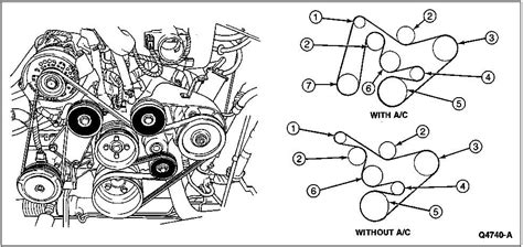 1997 Ford Windstar Serpentine Belt Routing And Timing Belt 42 Off