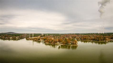 Aerialview Over Lake Wylie South Carolina Photograph By Alex Grichenko