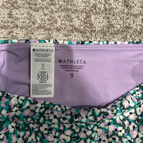 Athleta Floral Bikini Set Gem