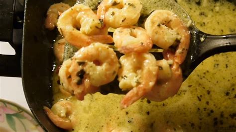 Cooking Shrimp Scampi From Frozen To Cooked Youtube