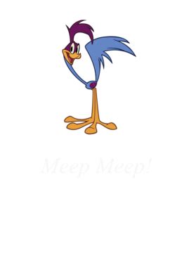 Road Runner Meep Meep Cartoons Looney Toons Character T Shirt