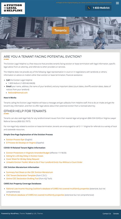 Eviction Legal Helpline in Virginia – Eviction Innovation