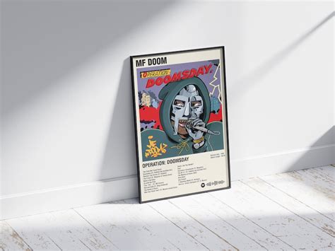 MF DOOM Operation Doomsday Album Poster Etsy