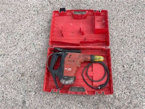 Hilti Te 60 Atc Rotary Hammer Drill In Case Larry Otten Auctioneers Llc