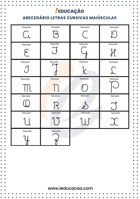 Atividades De Letras Cursivas Para Imprimir Ieducação