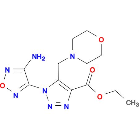 Ethyl 1 4 Amino 1 2 5 Oxadiazol 3 Yl 5 Morpholin 4 Ylmethyl 1 H 1