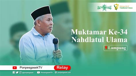 Relay Sidang Pleno Iv Penetapan Dan Pengumuman Hasil Sidang Ahwa