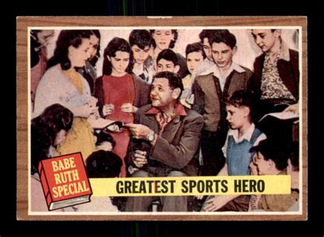 1962 Topps 143 Babe Ruth Special 9 EX X2929897 EBay