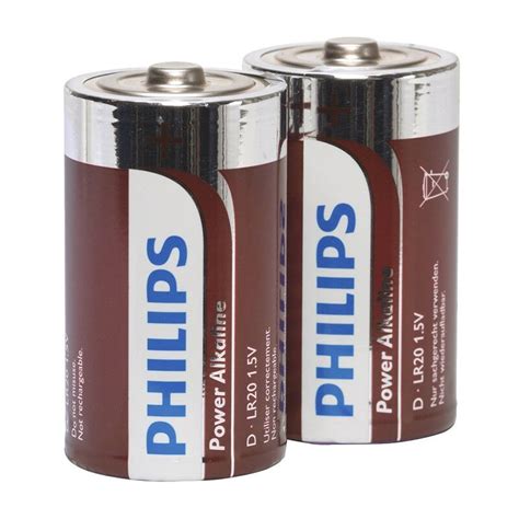 Philips Power Alkaline Pila D Lr Pack Hekumania