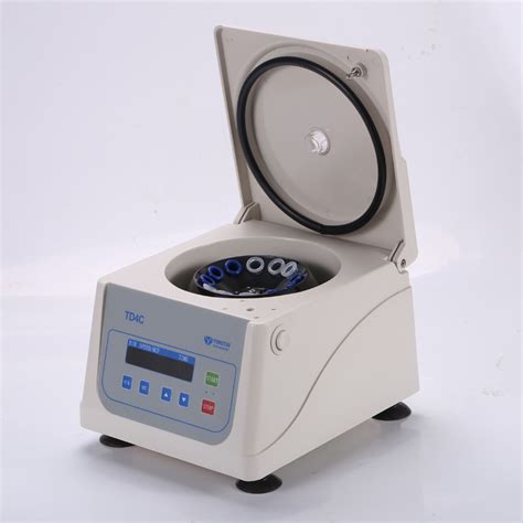 Table Top Low Speed 4000 Rpm Angle Rotor Medical Centrifuge Lcd