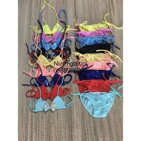 Bikini 2 mảnh cho bé 10 màu Shopee Việt Nam