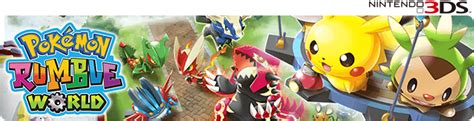 Pokémon Rumble World Accueil Poké