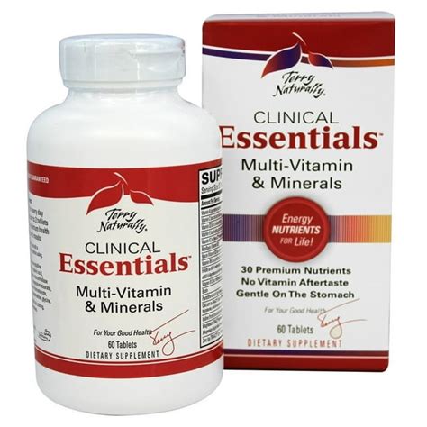 Europharma Terry Naturally Clinical Essentials Multi Vitamin And Minerals 60 Tablets Walmart