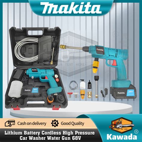 Makita V Cordless High Pressure Car Washer Water Gun Lazada Ph