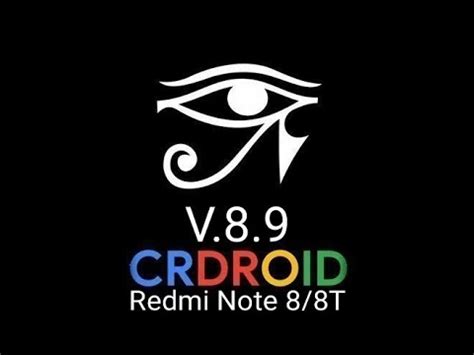 CrDroid 8 9 Android 12L Oficial Redmi Note 8 8Tb Ginkgo Xiaomi Redmi