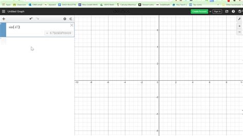 Basic Trig In Desmos Youtube