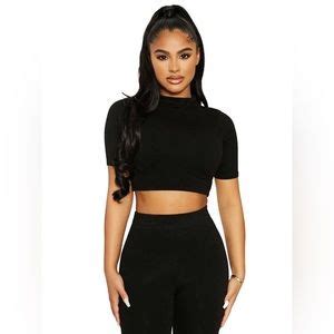 Naked Wardrobe Tops Naked Wardrobe The Sweet T Crop Top Poshmark