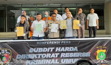 POLISI TANGKAP DUA PENGGELAPAN SERTIFIKAT TANAH SENILAI RP4 5 MILIAR