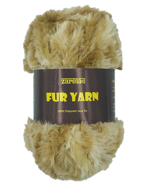 Zarela Faux Fur Yarn Wool 50g Ebay