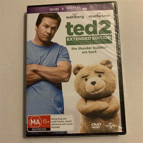 New Sealed Ted 2 Extended Edition Dvd 2015 Mark Wahlberg Regio