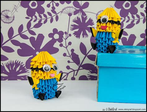 Origami D Mikaglo Minionki Rozrabiaj D Origami Minions