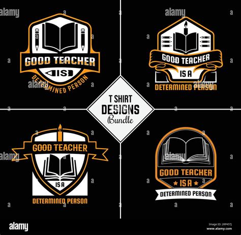 Vintage Teacher T Shirt Design Bundle With Creative Teacher Day