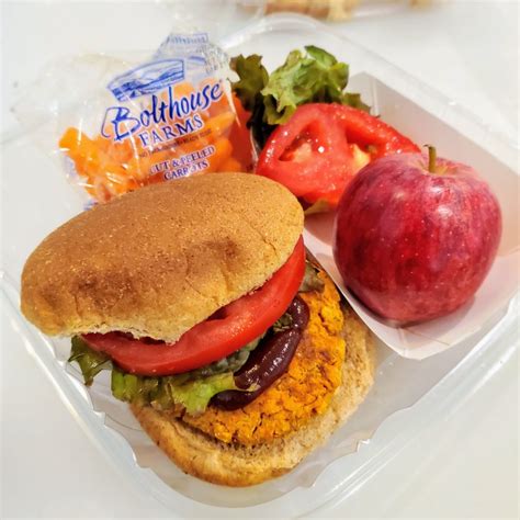 BBQ Chickpea Sweet Potato Veggie Burger - Healthy School Recipes