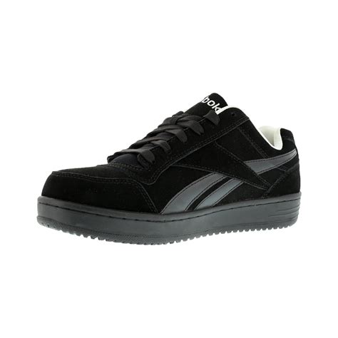 Reebok Black Suede Skateboard Shoe Steel Toe RB1910