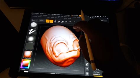 Using Zbrush On Ipad Pro With Apple Pencil Duet Display Tablet Pro