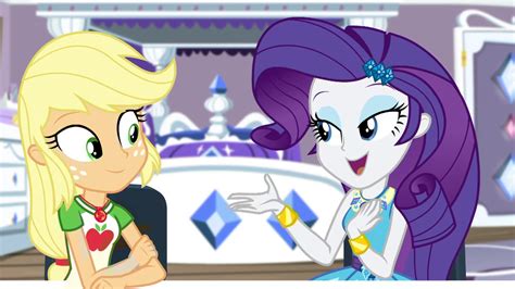 Eqg Rarity Applejack Equestriagirls Mlp Animação