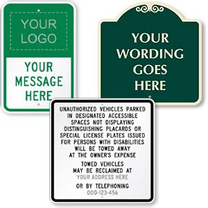 Parking Signs, No Parking Signs, Custom Parking Signs | MyParkingSign